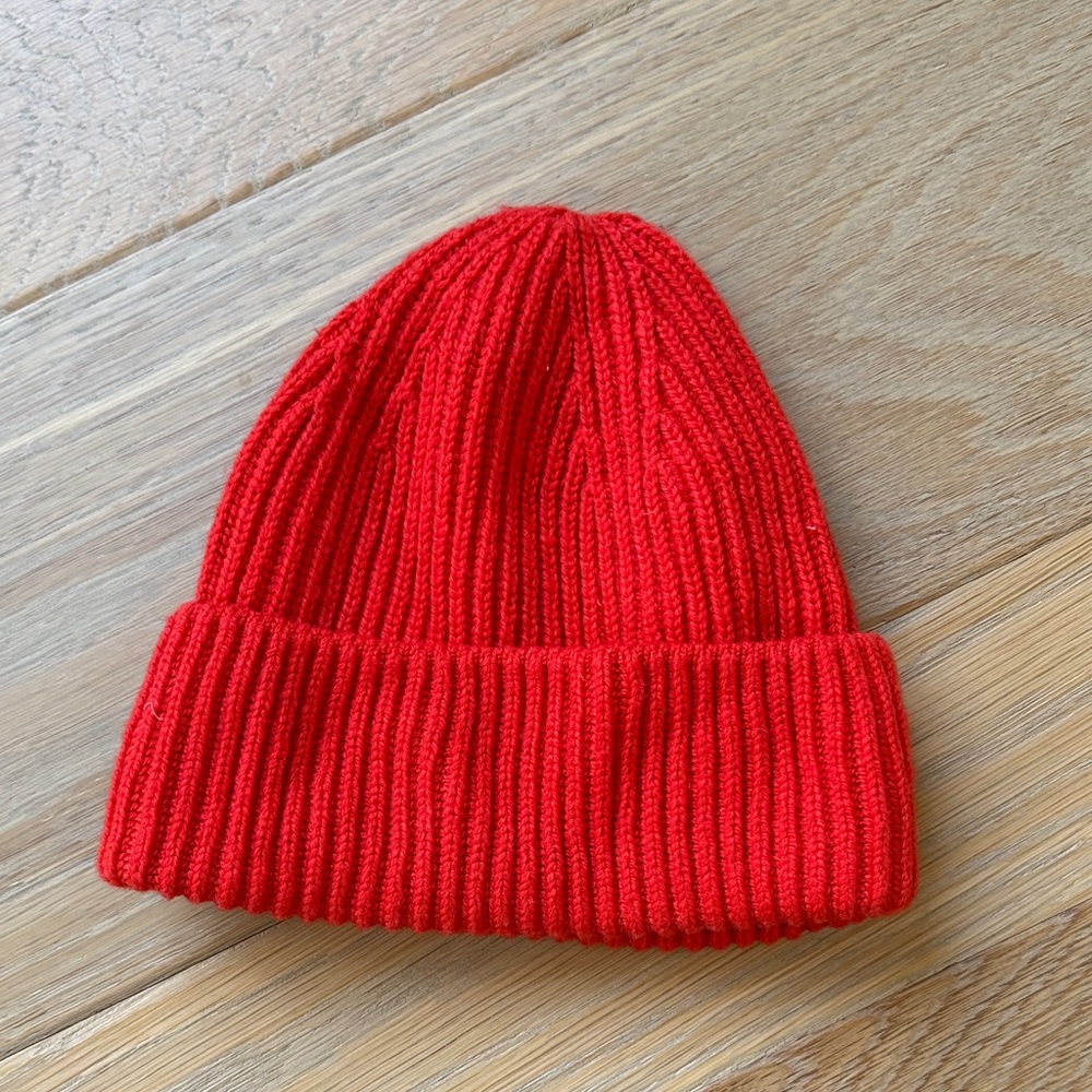 H&M Vibrant Red Kids Beanie